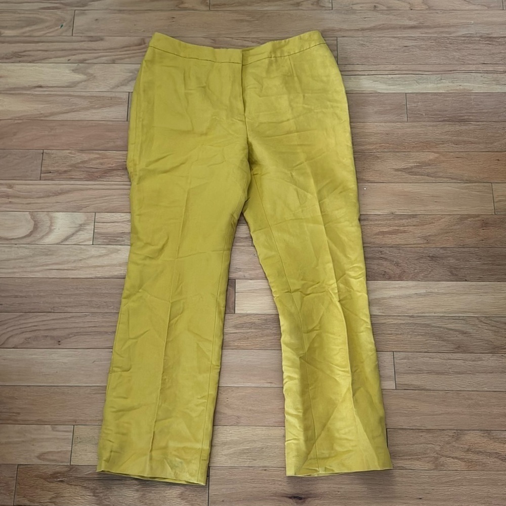 Kasper | “Kate” Classic Fit Dress Pants | Linen Blend | Straight Leg | size 12P